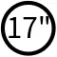 17"