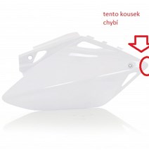Acerbis side panels CRF450R / CRE450F / 07/08 Light defect - undioleged tip