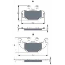 Brake plates Goldfren 230 AD