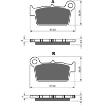 Brake plates Goldfren 346 AD