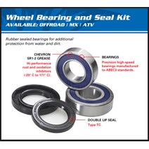 Wheel bearing kit rear KXF250 04-, KXF450 06-, RMZ250 04-, YZF250/450 09-