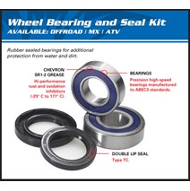 Wheel Bearing Kit front Yamaha YZ125 98-, YZ250 98-, YZ250F 01-13, YZ400F 03-13