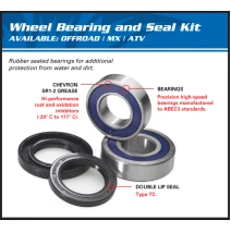 Wheel Bearing Kit front fits onCRF450 02-, CRF250 04-, CR 95-, KTM SX all 00-02, SXS250 01