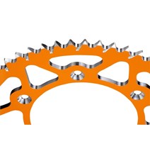 sprocket fits onKTM 85cc 50 teeth orange ALU (Dural)