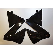 spoilers KTM EXC 125-380 01-02 black