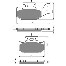 Brake plates Goldfren 373 AD