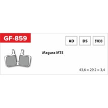 Brake Pads GF 859 Ad MTB Magura (no spring, spring, leaks)