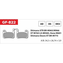 brake pads GF 822 AD MTB SHIMANO (without spring, spring, cotter pins)