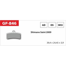 brake pads GF 846 AD MTB SHIMANO (without spring, spring, cotter pins)