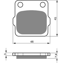 Brake plates Goldfren 007 AD