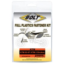 BOLT Full Plastics Fastener kit fits onKTM93-97 KTM 2 Strokes 