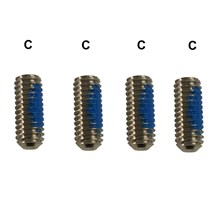 ZAP footrests thread insert kit design C 27pcs