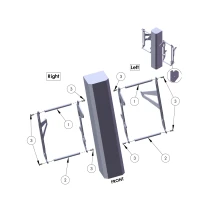 Radiator guard fits onCRF250 '10-13