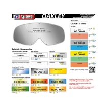 Glass Oakley O-Frame Silver Chrome