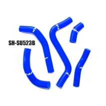 Silicone-hose fits on Suzuki RMZ 250 11-12 blue