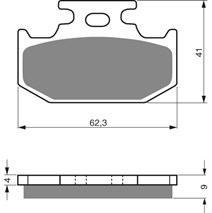 Brake plates Goldfren 001 AD