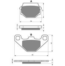 Brake plates Goldfren 005 AD