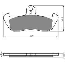 Brake plates Goldfren 006 AD