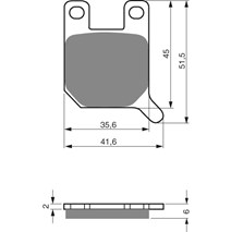 Brake plates Goldfren 008 AD