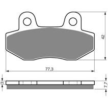 Brake plates Goldfren 011 AD