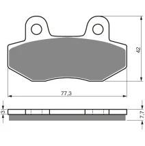 BRAKE PADS GOLDFREN 011 AD