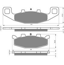 BRAKE PADS GOLFREN 013 S3
