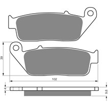 Brake plates Goldfren 014 AD