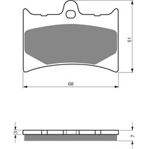 Brake plates Goldfren 019 AD