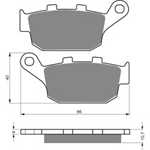 Brake plates Goldfren 020 AD