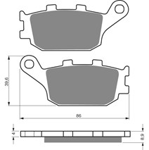 Brake plates Goldfren 021 AD