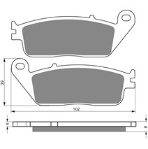 Brake plates Goldfren 022 AD