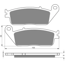 Brake plates Goldfren 022 AD