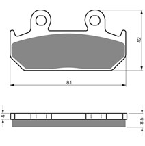 Brake plates Goldfren 025 AD