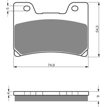 Brake plates Goldfren 028 AD