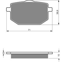 Brake plates Goldfren 029 AD