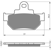 Brake plates Goldfren 030 AD