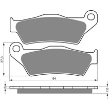 Delta brake plates as GF 031