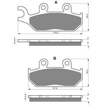 Brake plates Goldfren 033 AD