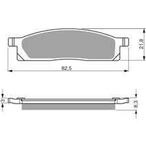 Brake plates Goldfren 034 AD