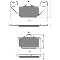 Brake plates Goldfren 037 AD