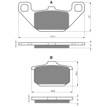 Brake plates Goldfren 037 AD