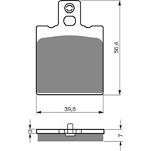 Brake plates Goldfren 038 AD