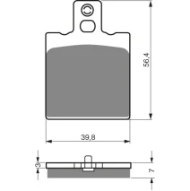 Brake plates Goldfren 038 AD