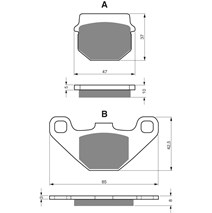 Brake plates Goldfren 042 AD