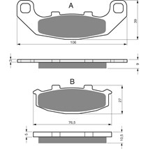 Brake plates Goldfren 044 AD