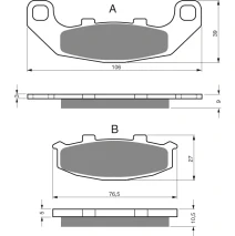Brake plates Goldfren 044 AD