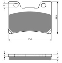 Brake plates Goldfren 045 AD