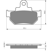 Brake plates Goldfren 046 AD