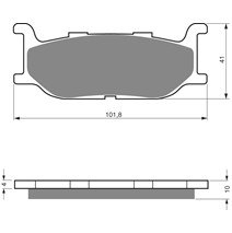 Brake plates Goldfren 048 AD