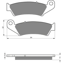Goldfren brake plates 052 Ad